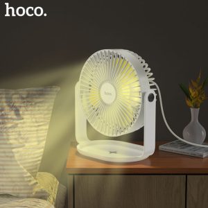 Hoco F14 Rechargeable Desktop Table Fan price in bd