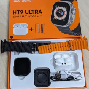 HT9 Ultra Smart Watch + TWS Combo with Double Strap price in bd