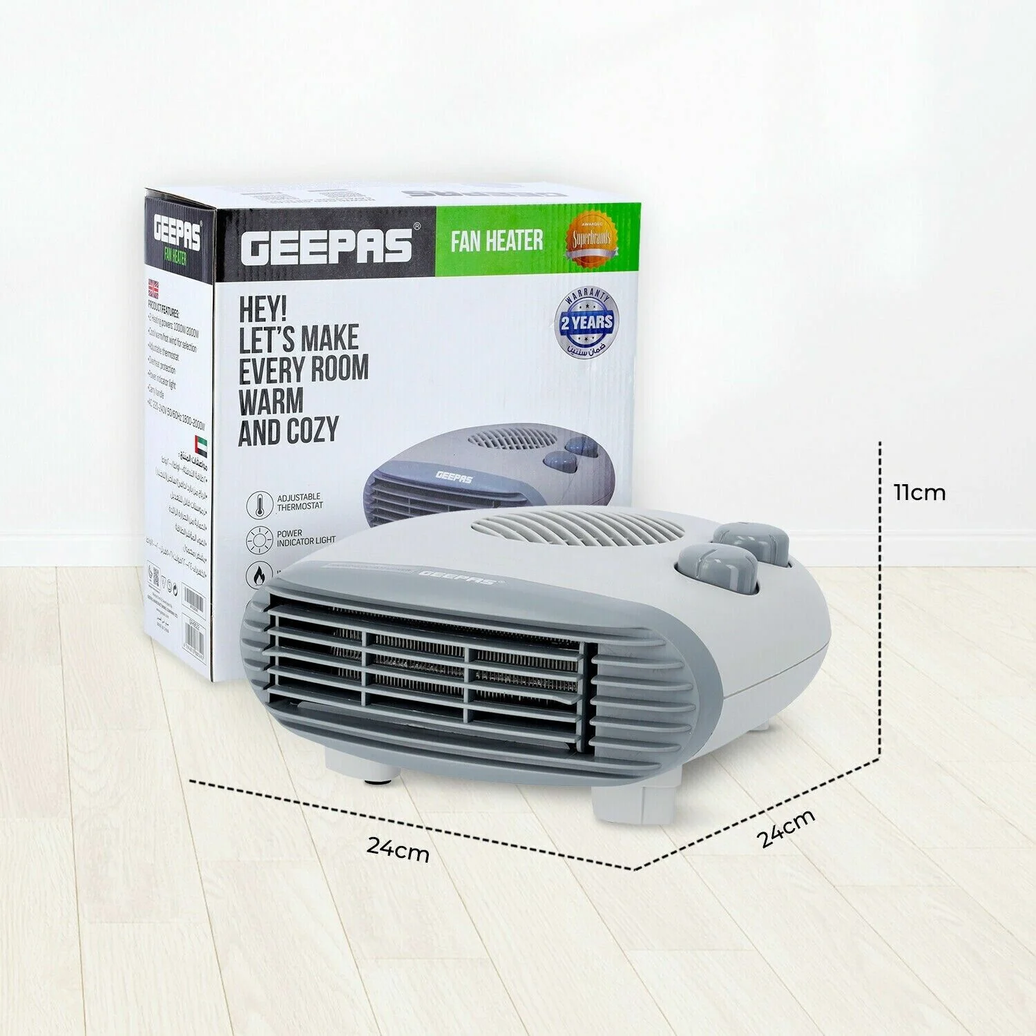 Geepas GFH9522 Fan Heater price in bd